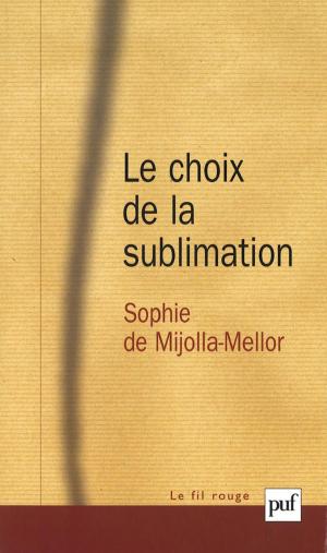 Cover of the book Le choix de la sublimation by Bernard Bonnici