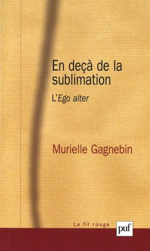 Book cover of En deçà de la sublimation