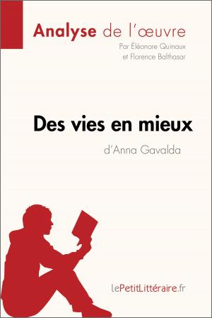 Cover of the book Des vies en mieux d'Anna Gavalda (Analyse de l'oeuvre) by Lauriane Sable, Florence Balthasar, lePetitLitteraire.fr