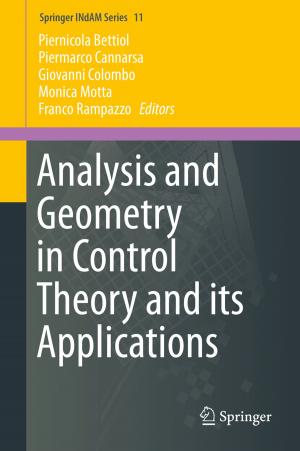 Cover of the book Analysis and Geometry in Control Theory and its Applications by Vijay Gupta, Ravi P. Agarwal