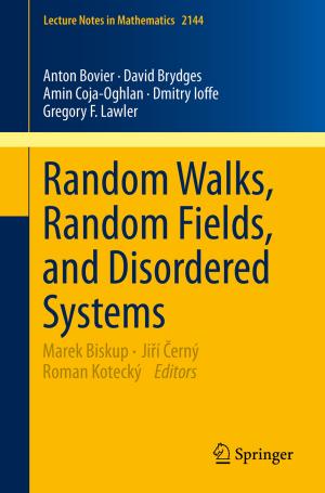 Book cover of Random Walks, Random Fields, and Disordered Systems