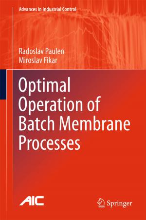 Cover of the book Optimal Operation of Batch Membrane Processes by Mohammad U.H. Joardder, Monjur Mourshed, Mahadi Hasan Masud