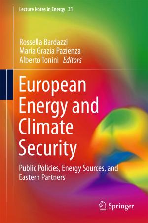Cover of the book European Energy and Climate Security by 