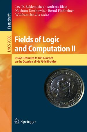Cover of the book Fields of Logic and Computation II by Edzard Ernst
