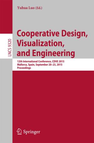 Cover of the book Cooperative Design, Visualization, and Engineering by Yochai Ataria