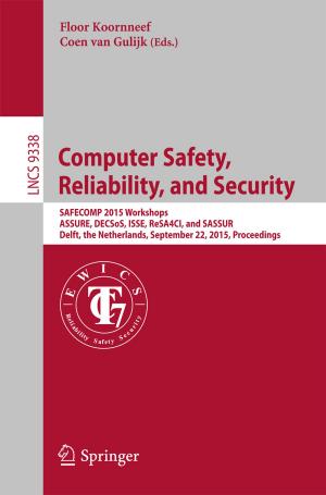 Cover of the book Computer Safety, Reliability, and Security by Annamarie Bindenagel Šehović
