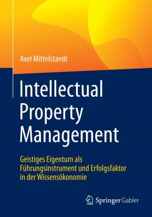 Cover of the book Intellectual Property Management by Margarita von Mayen, Peter Buchenau