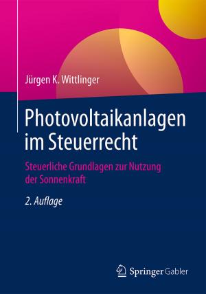 Cover of the book Photovoltaikanlagen im Steuerrecht by Dominik Große Holtforth