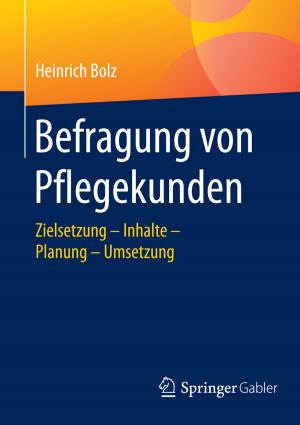 Book cover of Befragung von Pflegekunden