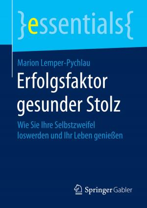 Cover of the book Erfolgsfaktor gesunder Stolz by Monika Nörr