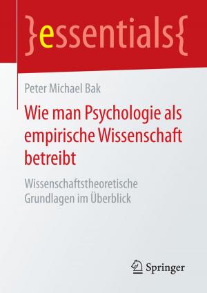 Cover of the book Wie man Psychologie als empirische Wissenschaft betreibt by Ingo Kamps, Daniel Schetter