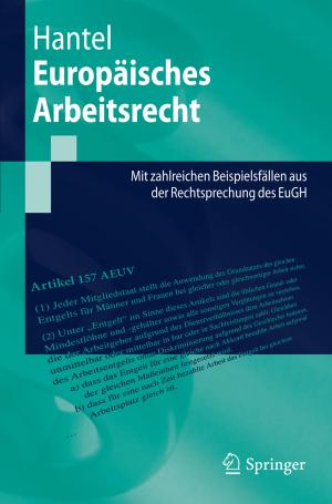Cover of the book Europäisches Arbeitsrecht by Benjamin Parameswaran