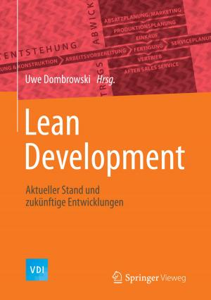 Cover of the book Lean Development by Michael Böhm, W.von Scheidt, M. Wankerl, Erland Erdmann