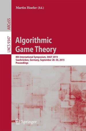 Cover of the book Algorithmic Game Theory by Udo Zifko