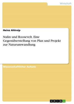 Cover of the book Stalin und Roosevelt. Eine Gegenüberstellung von Plan und Projekt zur Naturumwandlung by Markus Schröder, LL.M. (Informationsrecht)