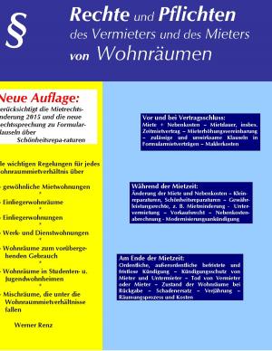 Cover of the book Rechte und Pflichten des Vermieters und des Mieters von Wohnräumen by Anne-Katrin Straesser