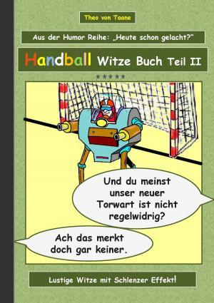 Book cover of Handball Witze Buch - Teil II