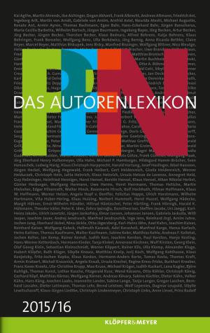 bigCover of the book PEN Das Autorenlexikon 2015 / 16 by 