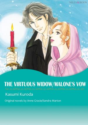Cover of the book THE VIRTUOUS WIDOW / MALONE'S VOW by Carole Mortimer