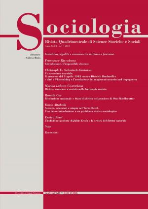 Cover of the book Sociologia n. 1/2013 by Massimo Bignardi, Giulio De Mitri