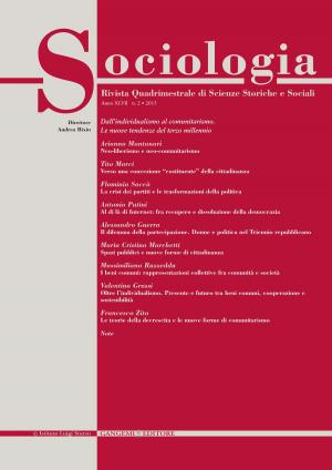 Cover of the book Sociologia n. 2/2013 by Elsa Laurenzi