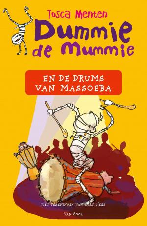 Cover of the book Dummie de mummie en de drums van Massoeba by Neal Shusterman, Eric Elfman