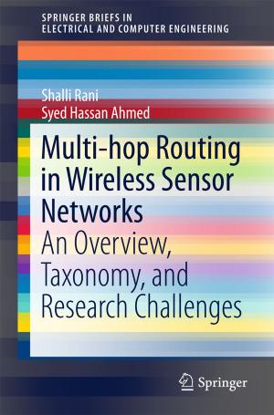 Book cover of Multi-hop Routing in Wireless Sensor Networks