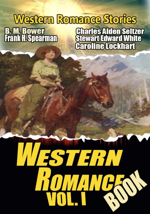 Cover of the book THE WESTERN ROMANCE BOOK VOL. I by B.M. BOWER, STEWART EDWARD WHITE, CHARLES ALDEN SELTZER, Combo Press