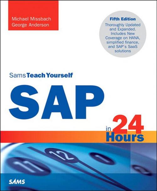 Cover of the book SAP in 24 Hours, Sams Teach Yourself by Michael Missbach, George Anderson, Pearson Education