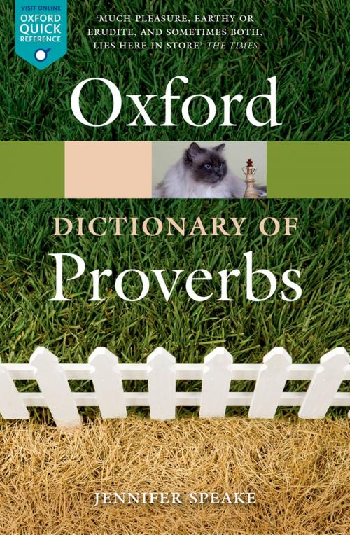 Cover of the book Oxford Dictionary of Proverbs by , OUP Oxford