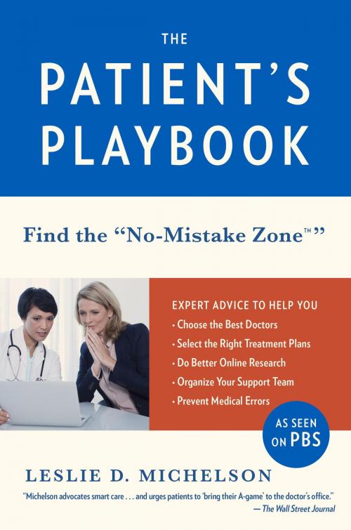 Cover of the book The Patient's Playbook by Leslie D. Michelson, Knopf Doubleday Publishing Group