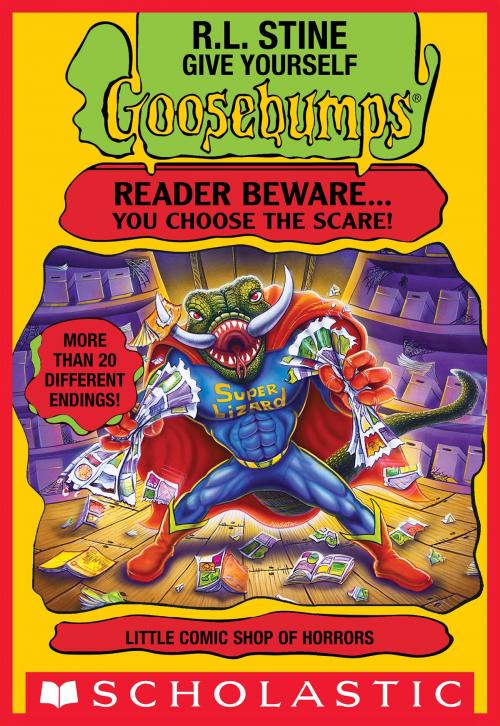 Cover of the book Little Comic Shop of Horrors (Give Yourself Goosebumps #17) by R.L. Stine, Scholastic Inc.