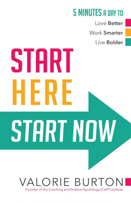 Cover of the book Start Here, Start Now by Valorie Burton, Harvest House Publishers