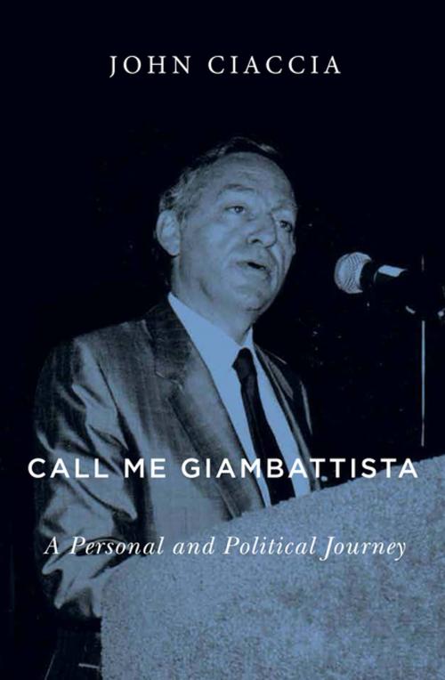 Cover of the book Call Me Giambattista by John Ciaccia, MQUP