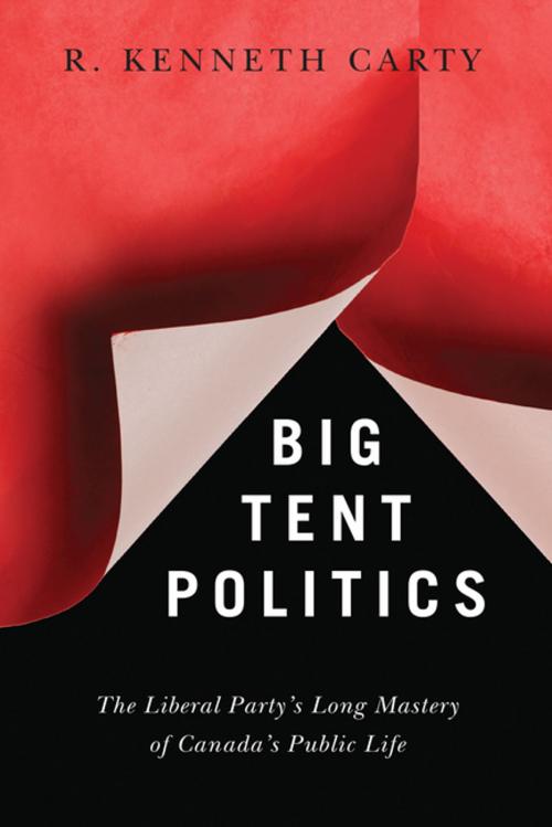 Cover of the book Big Tent Politics by R. Kenneth Carty, UBC Press