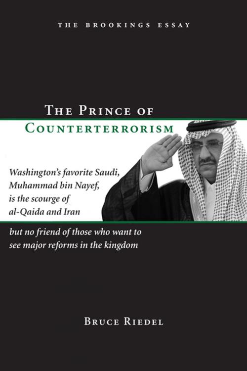 Cover of the book The Prince of Counterterrorism by Bruce Riedel, Brookings Institution Press