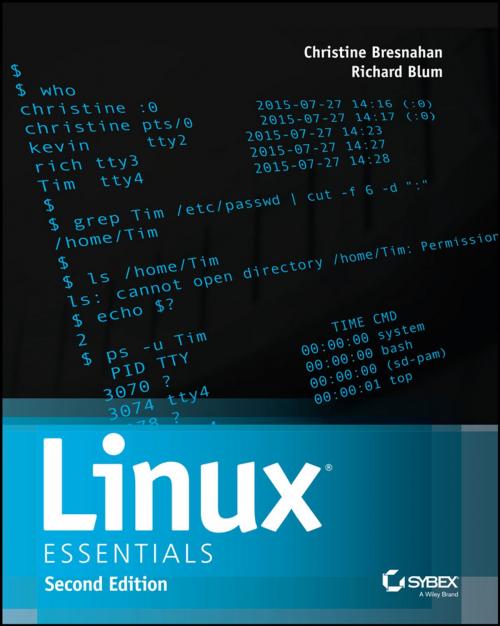 Cover of the book Linux Essentials by Christine Bresnahan, Richard Blum, Wiley