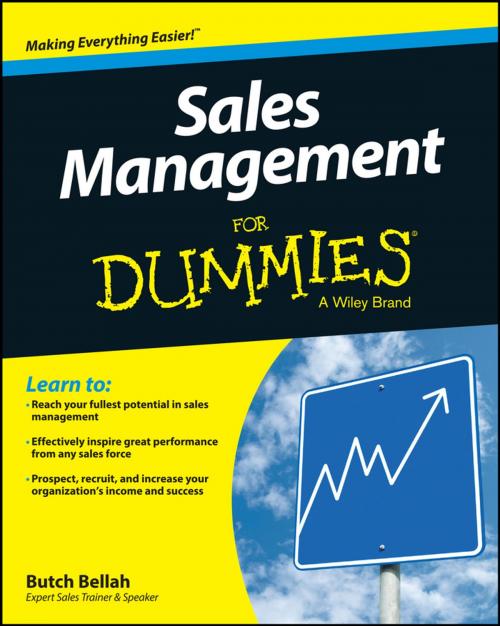 Cover of the book Sales Management For Dummies by Butch Bellah, Wiley