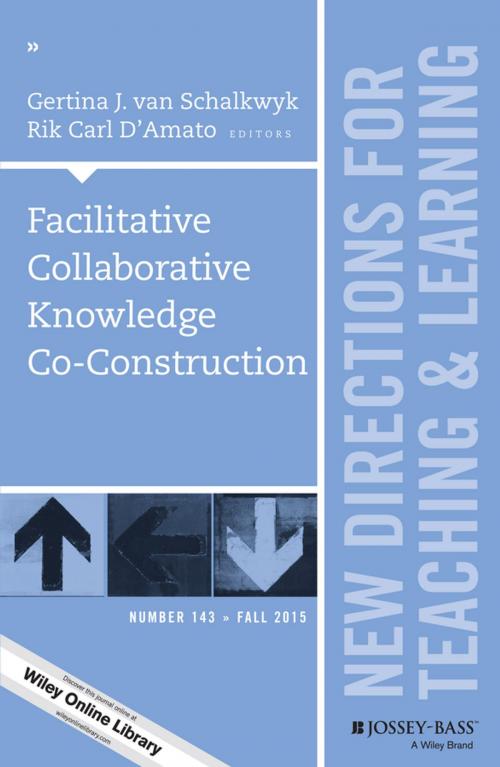 Cover of the book Facilitative Collaborative Knowledge Co-Construction by , Wiley