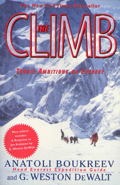 Cover of the book The Climb by Anatoli Boukreev, G. Weston DeWalt, St. Martin's Press