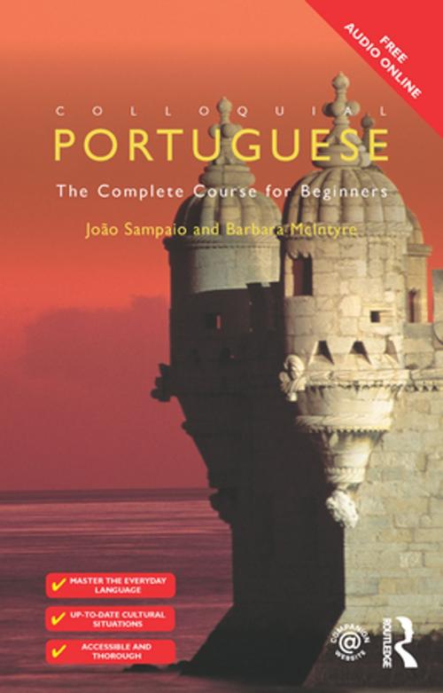 Cover of the book Colloquial Portuguese by Barbara McIntyre, Barbara Mcintyre, João Sampaio, Taylor and Francis