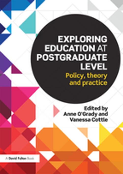 Cover of the book Exploring Education at Postgraduate Level by , Taylor and Francis