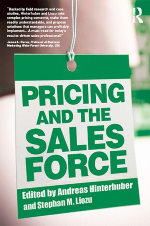 Cover of the book Pricing and the Sales Force by , Taylor and Francis