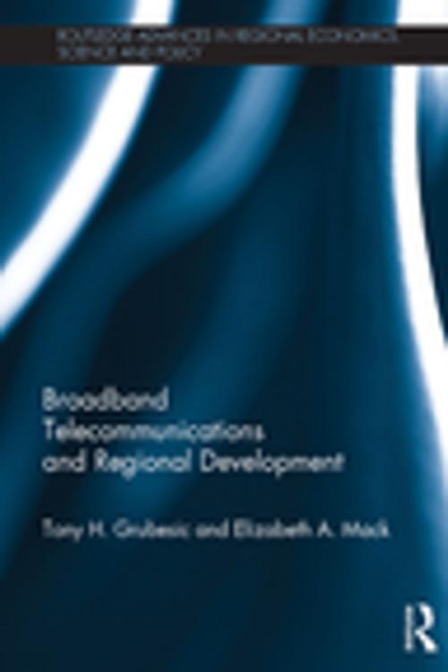 Cover of the book Broadband Telecommunications and Regional Development by Tony H. Grubesic, Elizabeth A. Mack, Taylor and Francis