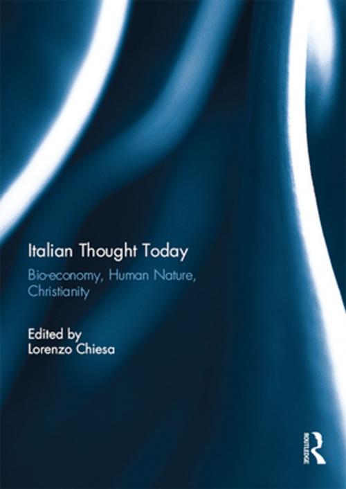 Cover of the book Italian Thought Today by , Taylor and Francis