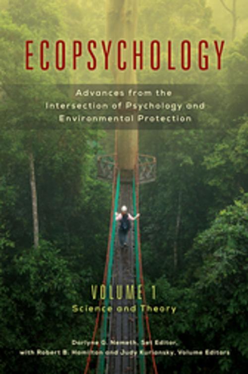 Cover of the book Ecopsychology: Advances from the Intersection of Psychology and Environmental Protection [2 volumes] by Darlyne G. Nemeth, Judy Kuriansky, Robert B. Hamilton, ABC-CLIO