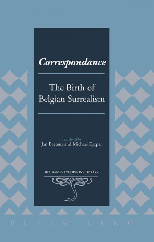 Cover of the book Correspondance by Michael Kasper, Jan Baetens, Peter Lang