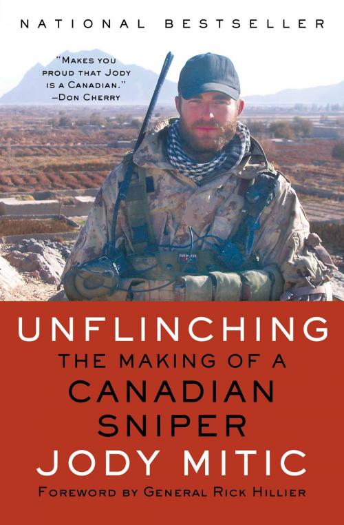 Cover of the book Unflinching by Jody Mitic, Simon & Schuster