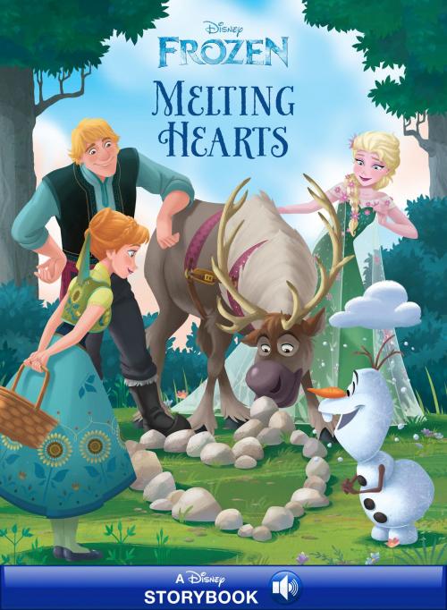 Cover of the book Frozen Anna & Elsa: Melting Hearts by Disney Book Group, Disney Book Group