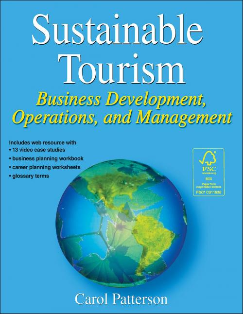 Cover of the book Sustainable Tourism by Carol Patterson, Human Kinetics, Inc.